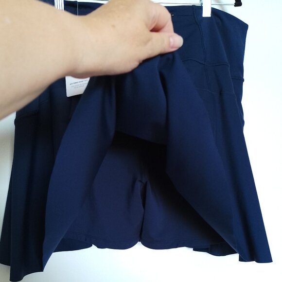 Athleta Womens’ Ace Skort 15.5”, Skater Skirt, Navy Blue, Sz. 2X, NWT - Picture 5 of 12